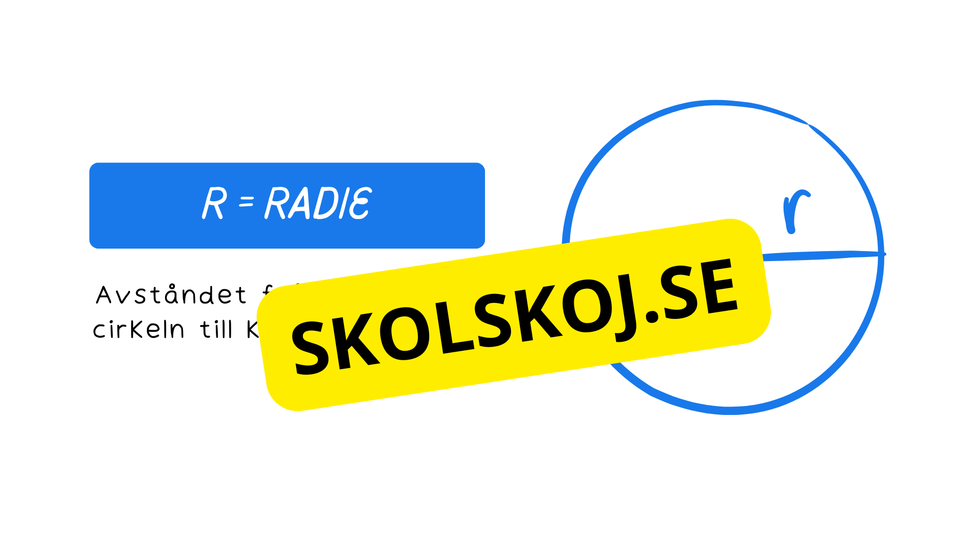 Allt om cirklar - Presentation och uppgifter + facit