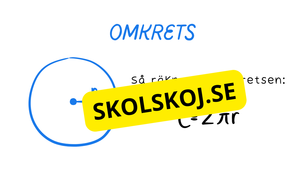 Allt om cirklar - Presentation och uppgifter + facit