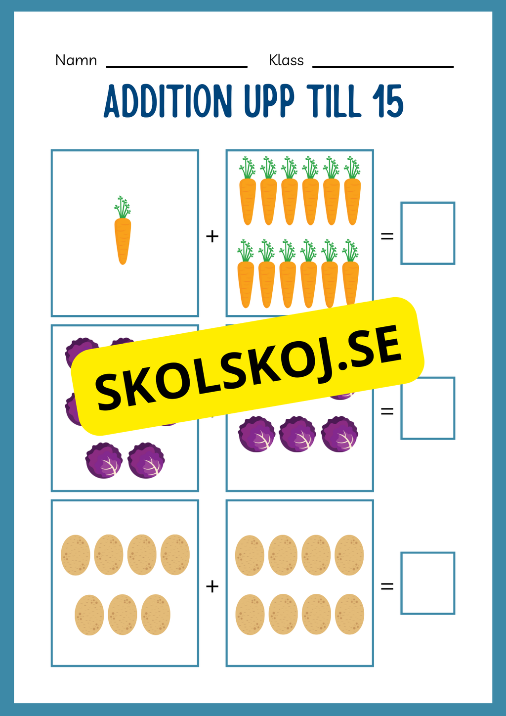 Addition 0 - 20 - Häfte