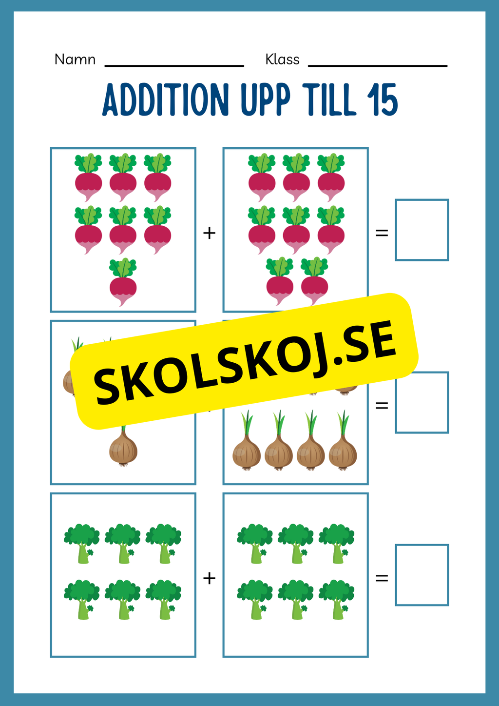 Addition 0 - 20 - Häfte