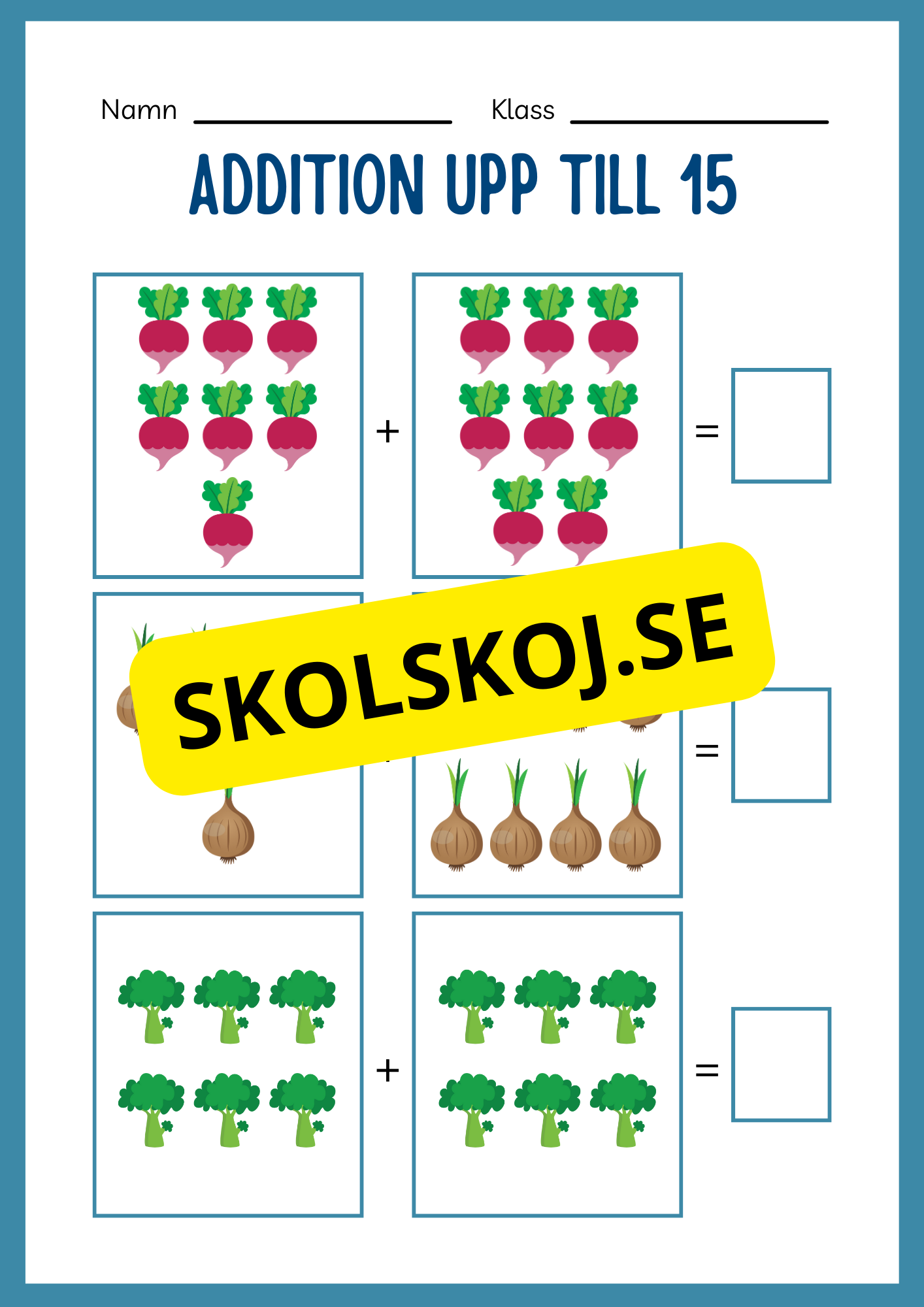 Addition 0 - 20 - Häfte