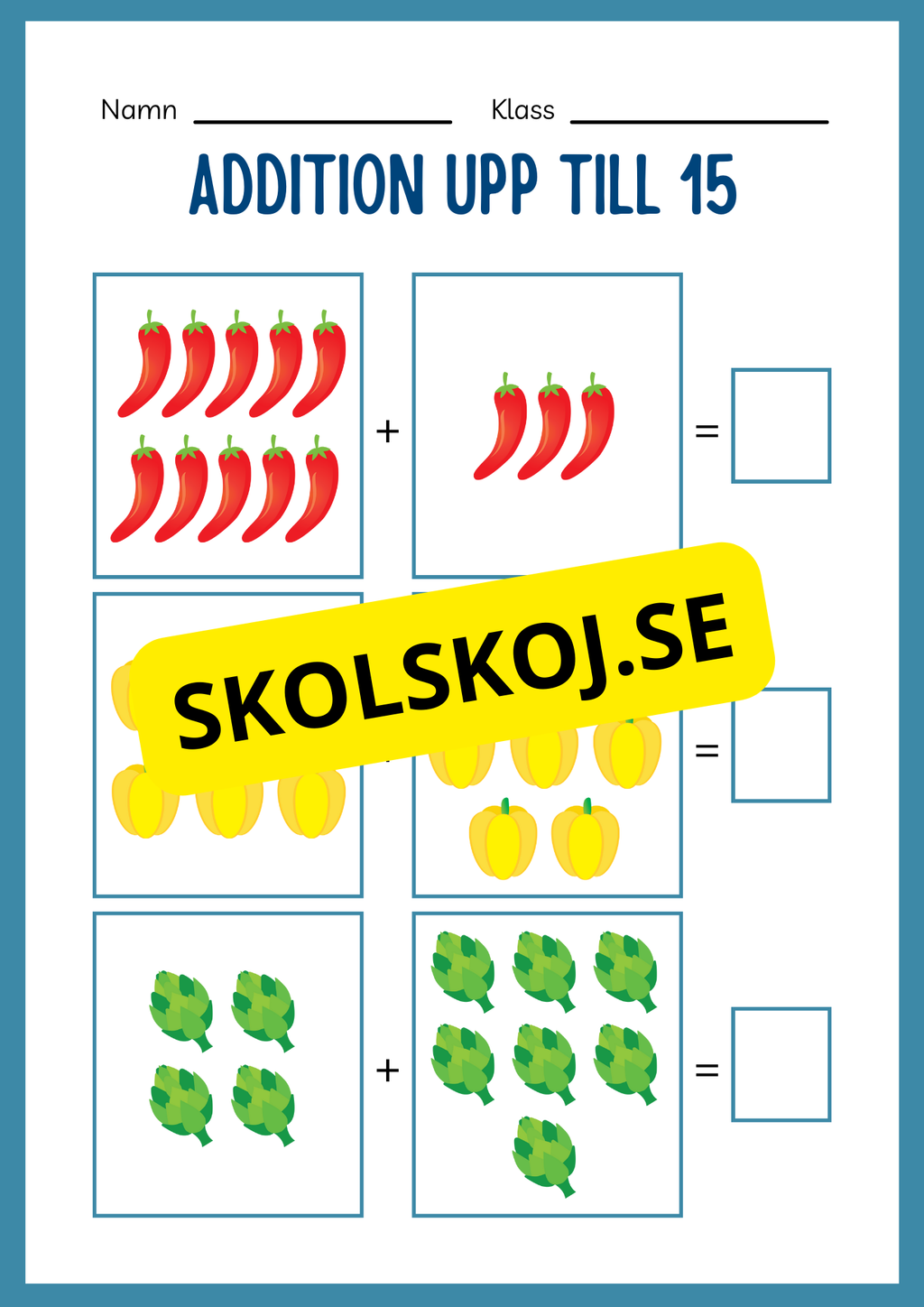 Addition 0 - 20 - Häfte