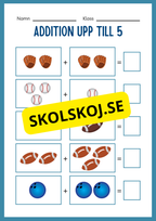 Addition 0 - 20 - Häfte