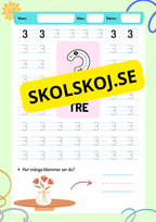 Vi lär oss siffror - 0 - 9