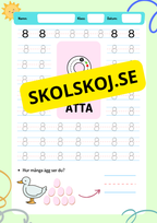 Vi lär oss siffror - 0 - 9