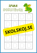 Spåra bokstäver - Hela alfabetet