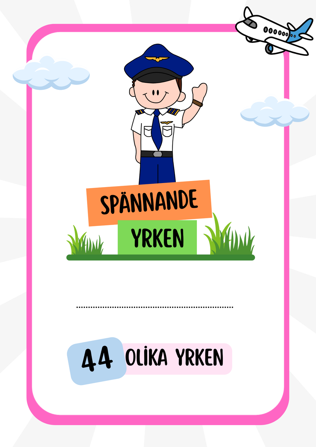Spännande yrken (45 sidor)