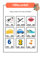 Fyll i och hitta rätt ord