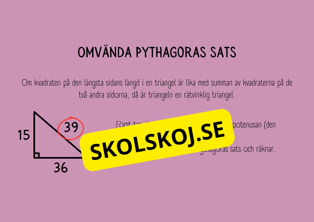 Pythagoras sats