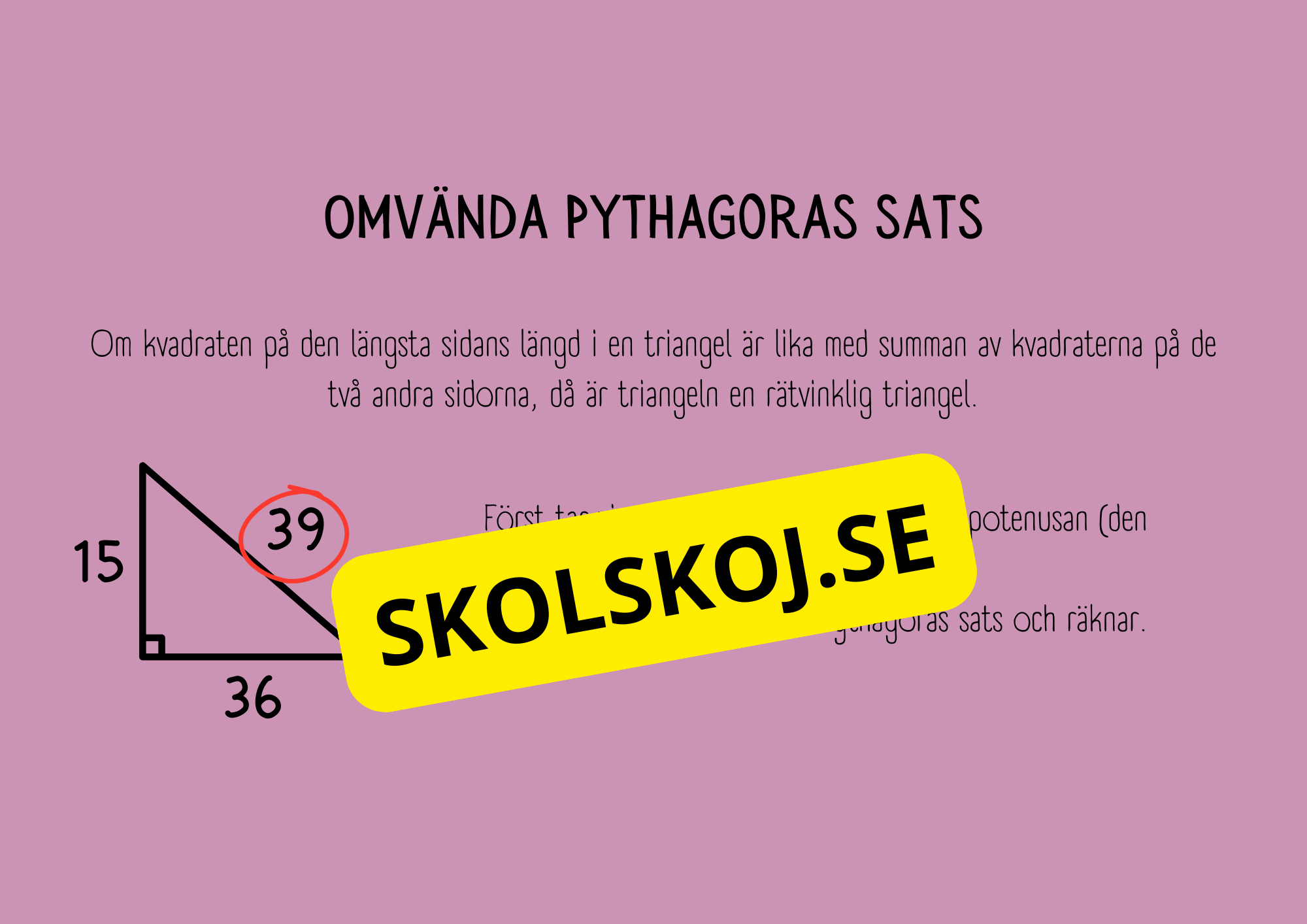 Pythagoras sats