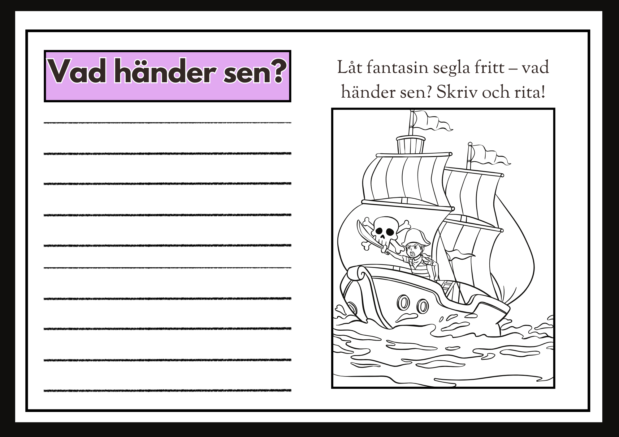 Vad händer sen - Häfte
