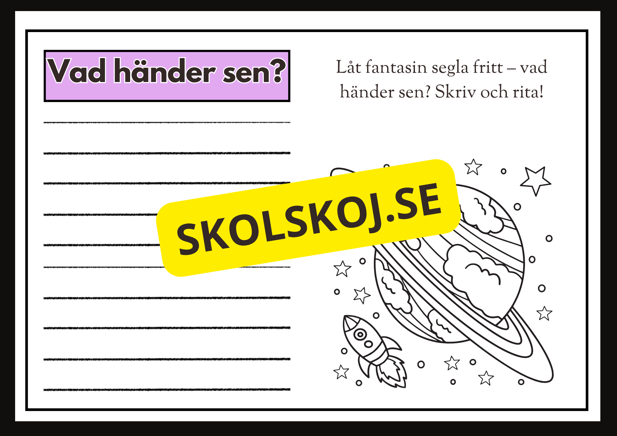 Vad händer sen - Häfte