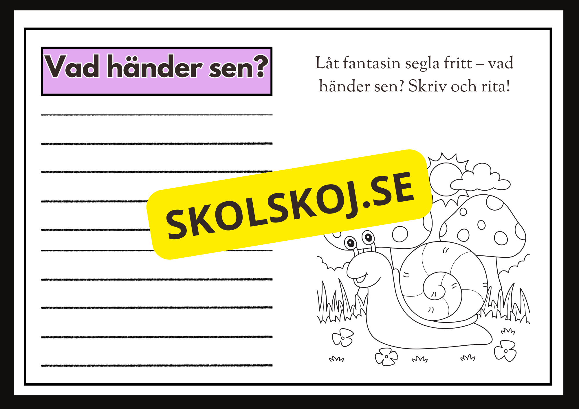 Vad händer sen - Häfte
