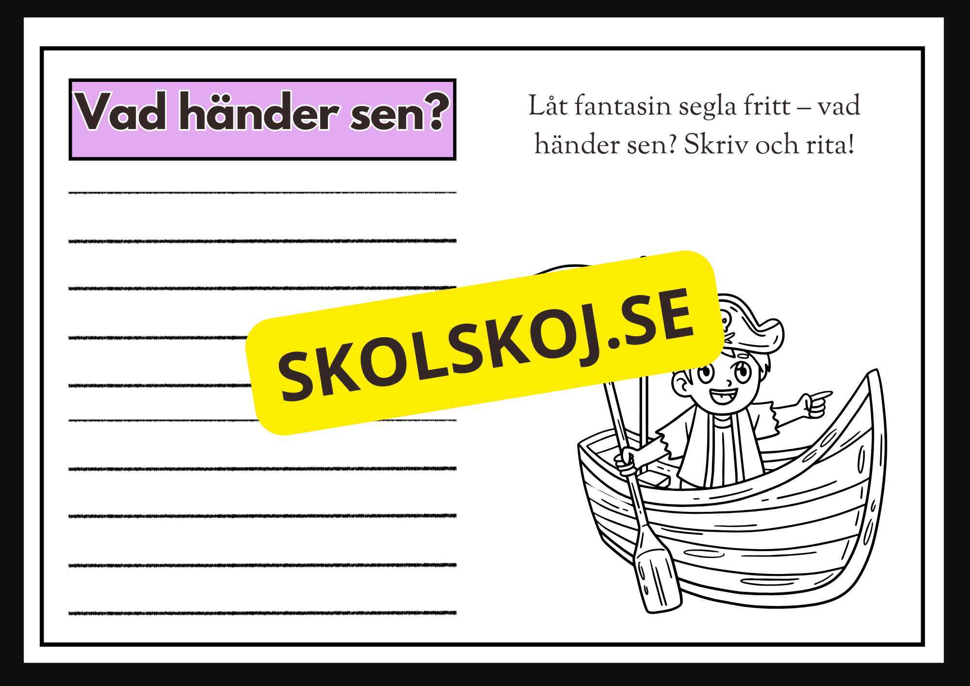 Vad händer sen - Häfte