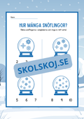 Hur många snöflingor?