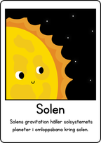 Solsystemet och lite fakta + diskussionsfrågor