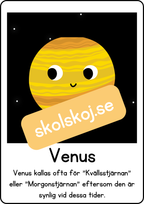Solsystemet och lite fakta + diskussionsfrågor