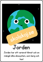 Solsystemet och lite fakta + diskussionsfrågor