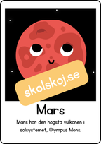 Solsystemet och lite fakta + diskussionsfrågor