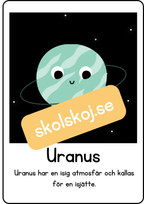 Solsystemet och lite fakta + diskussionsfrågor