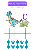 Räkna med Dino - Förskola - Årskurs 1