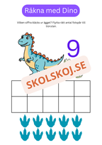 Räkna med Dino - Förskola - Årskurs 1