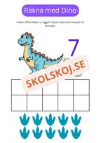 Räkna med Dino - Förskola - Årskurs 1