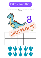 Räkna med Dino - Förskola - Årskurs 1