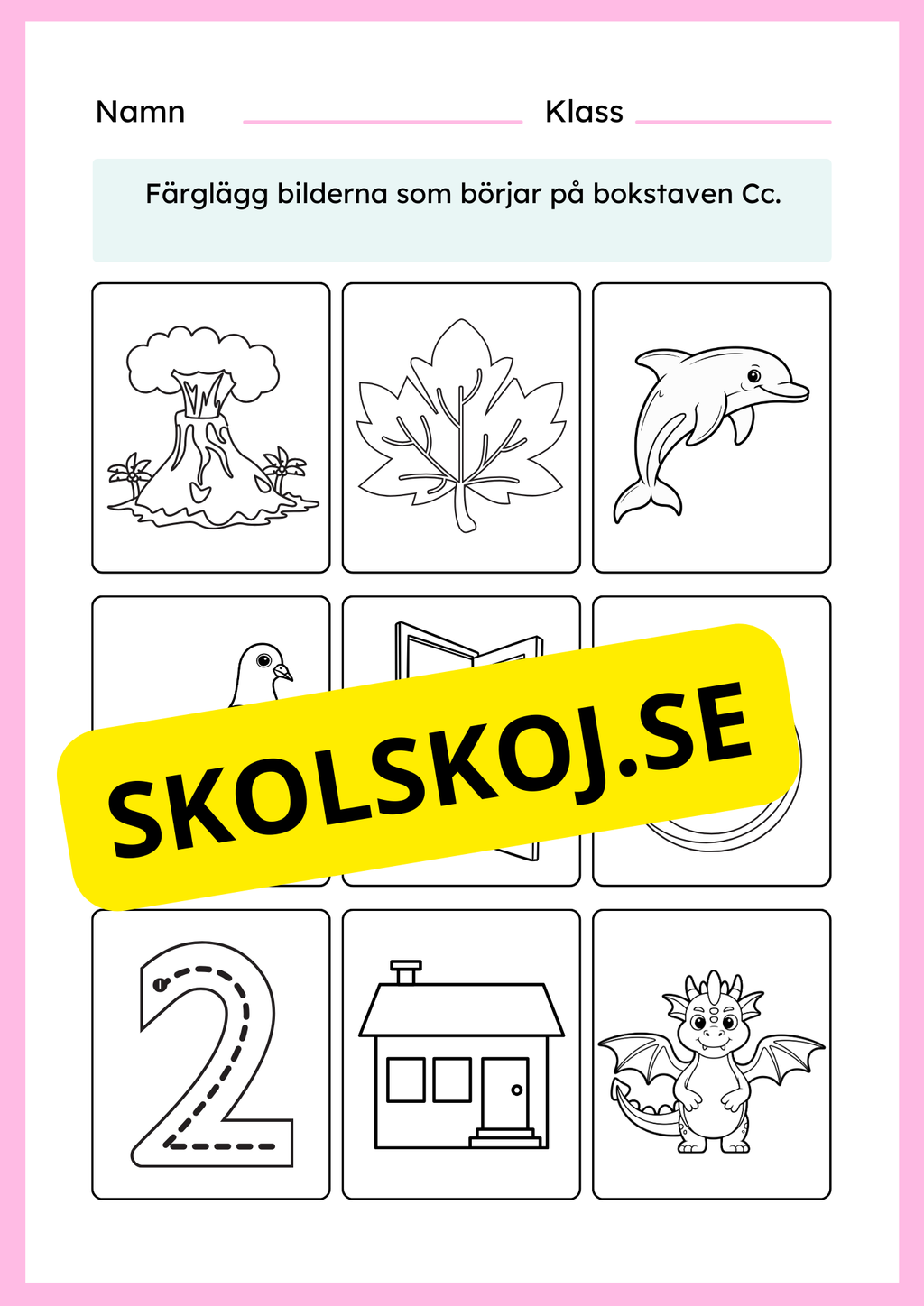 Jag lär mig bokstaven D