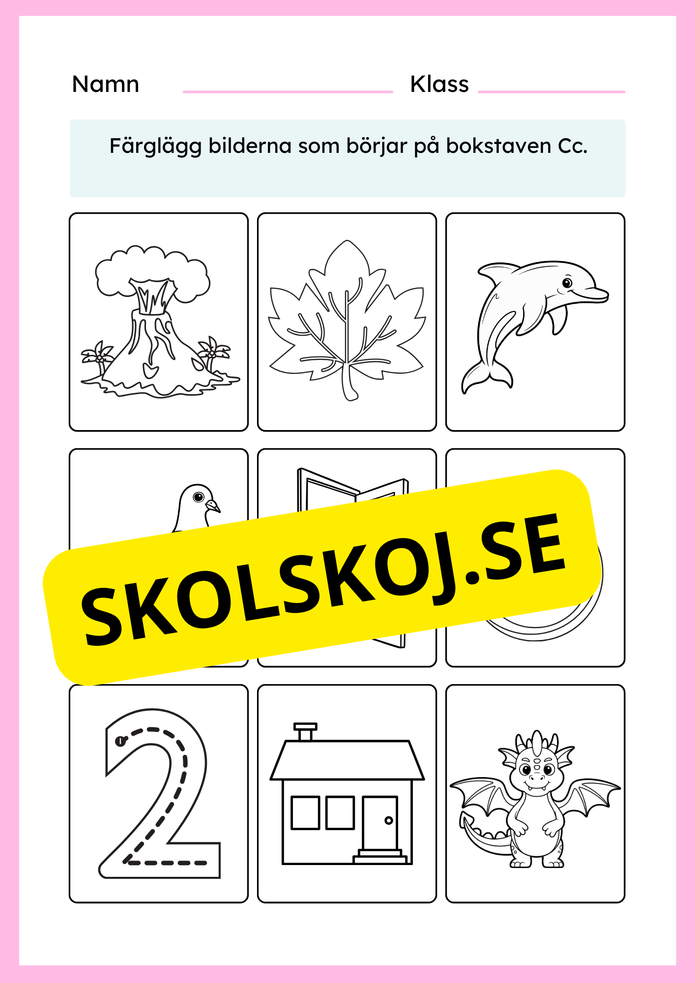 Jag lär mig bokstaven D