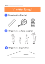 Vi mäter längd