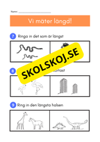 Vi mäter längd