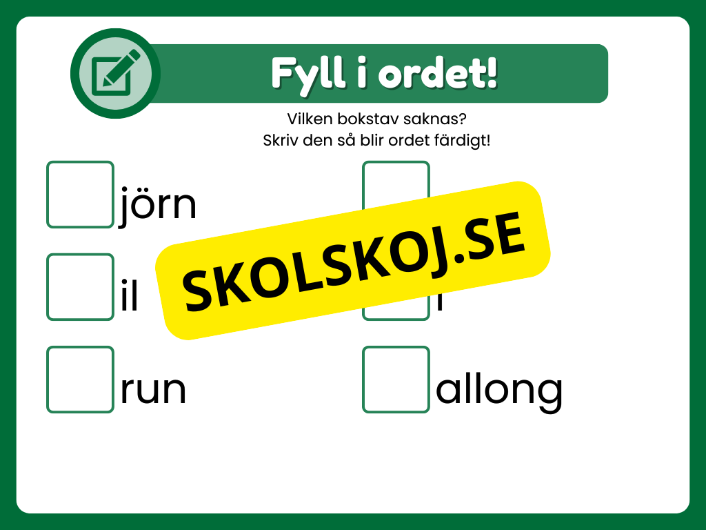 Veckans bokstav - Bokstaven B