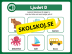 Veckans bokstav - Bokstaven B