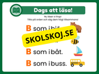 Veckans bokstav - Bokstaven B