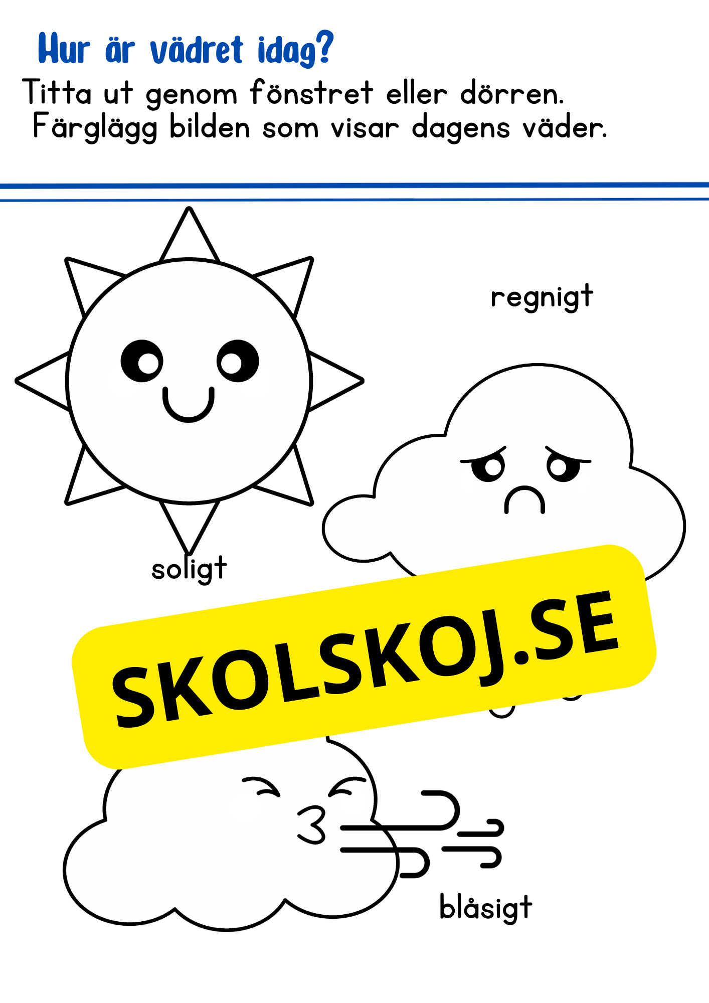 Väder och årstider - Förskoleklass - Årskurs 2