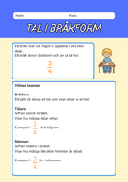 Tal i bråkform - Häfte
