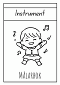 Instrument - Målarbok