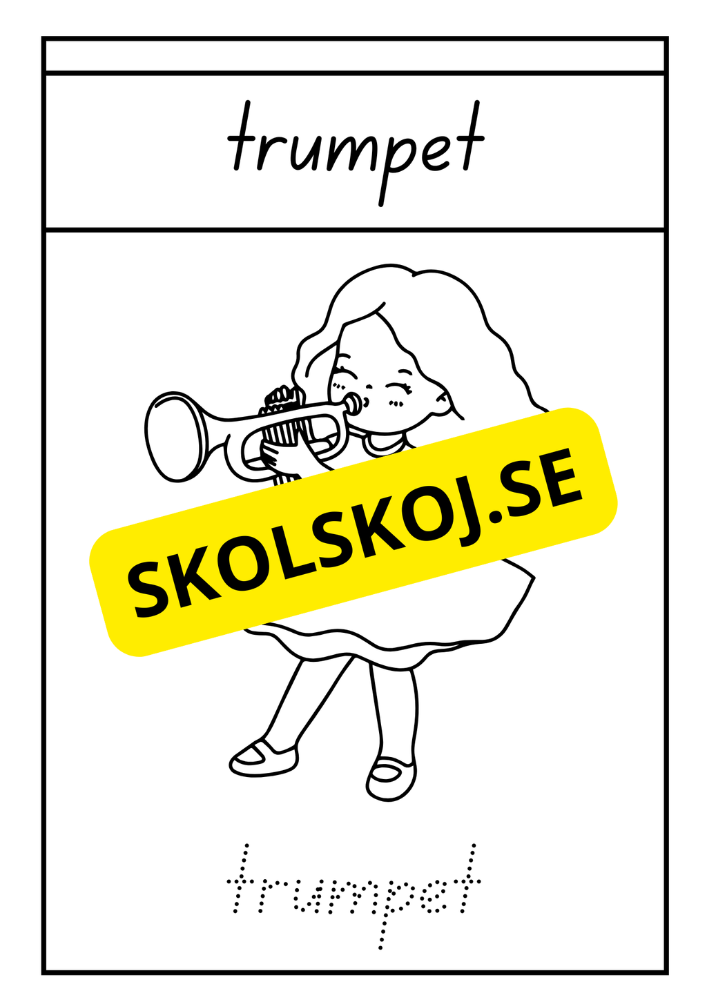 Instrument - Målarbok
