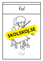 Instrument - Målarbok