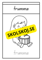 Instrument - Målarbok