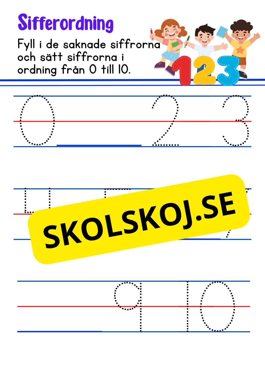 Grundläggande matematik för förskoleklass – årskurs 1 + diplom