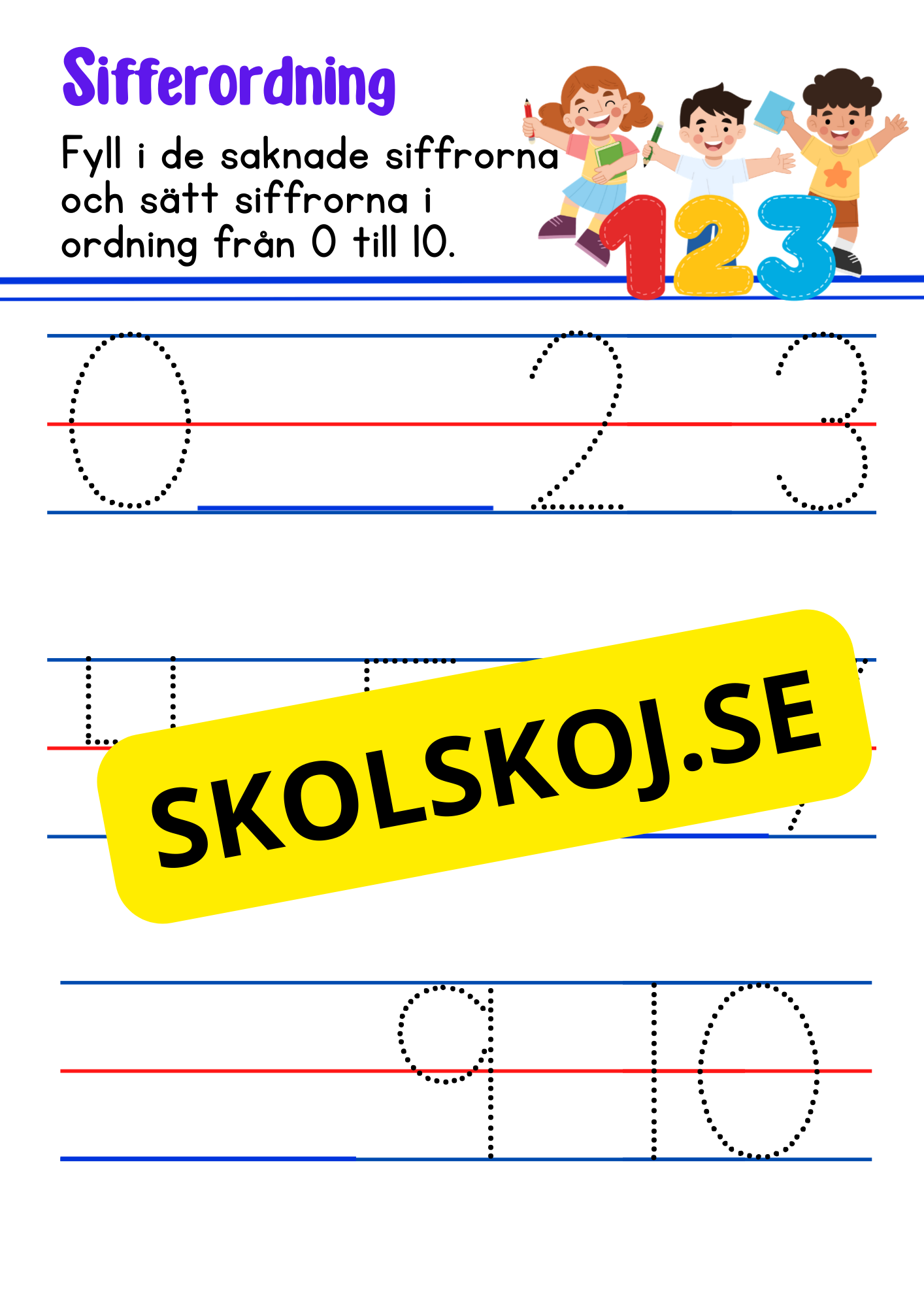 Grundläggande matematik för förskoleklass – årskurs 1 + diplom