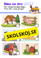 Grundläggande matematik för förskoleklass – årskurs 1 + diplom