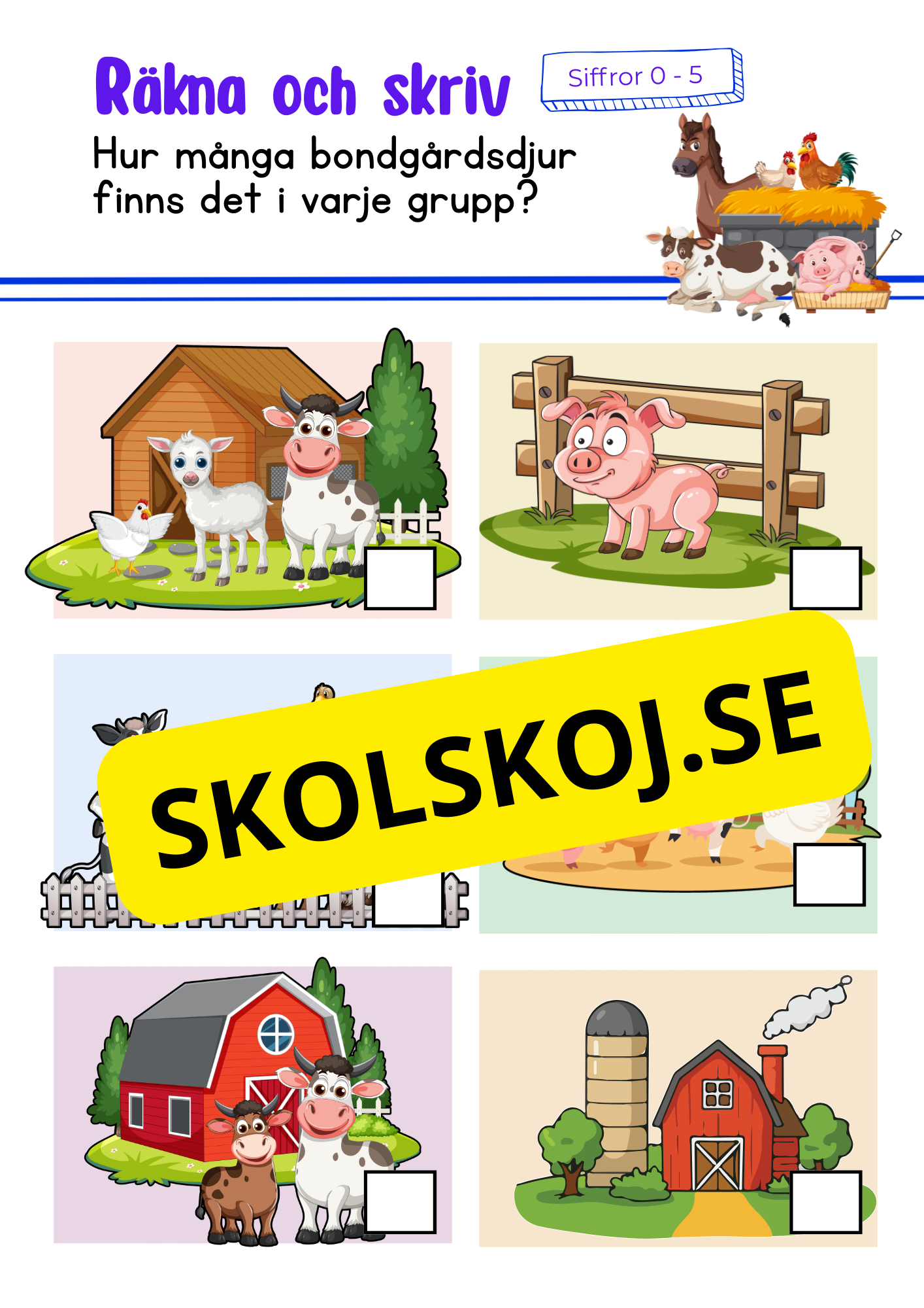 Grundläggande matematik för förskoleklass – årskurs 1 + diplom