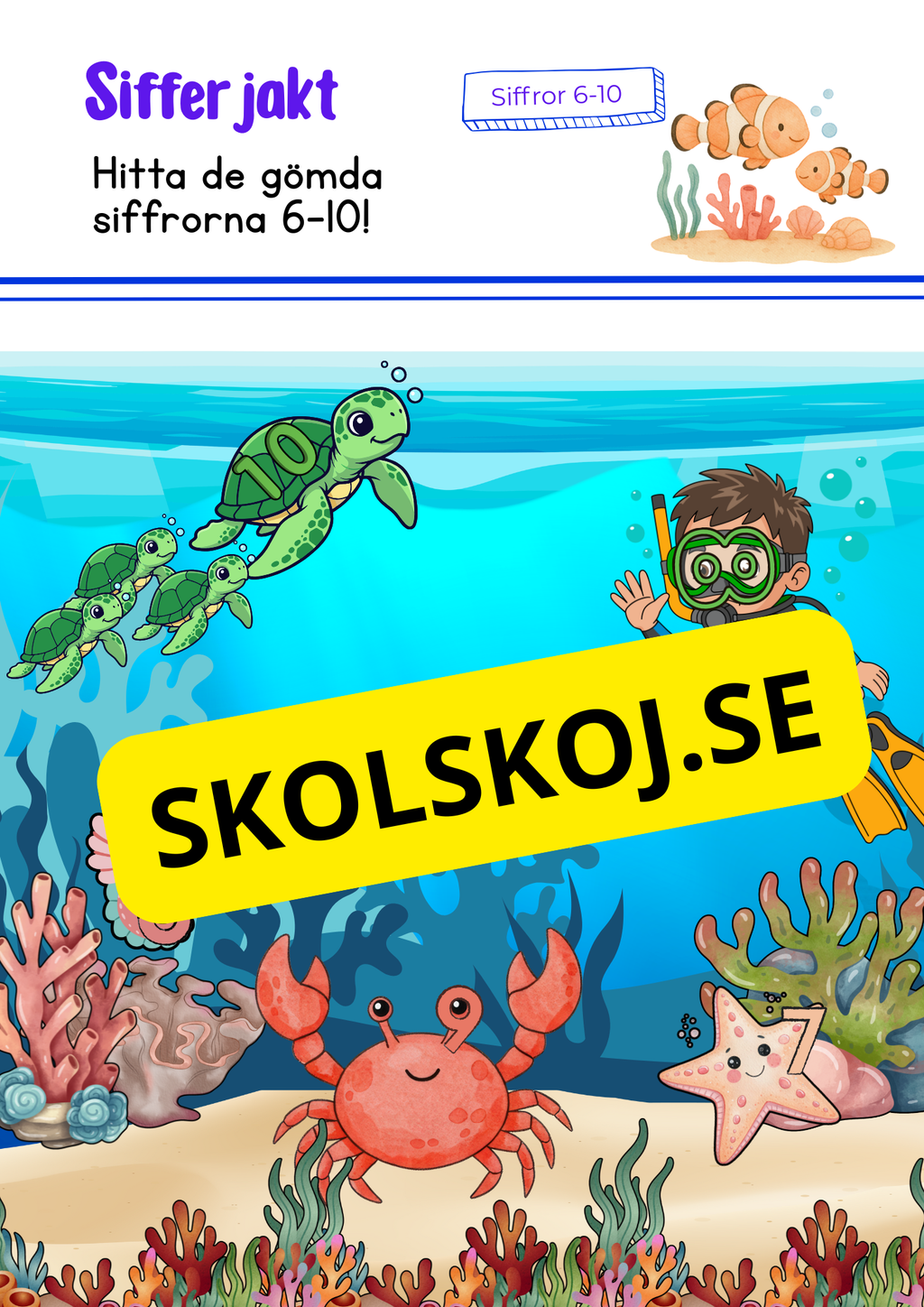 Grundläggande matematik för förskoleklass – årskurs 1 + diplom