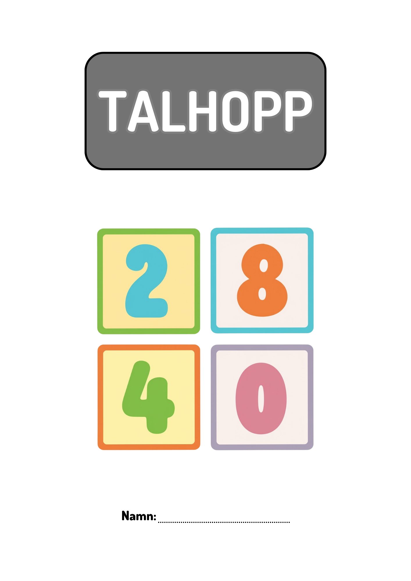 Talhopp - Häfte