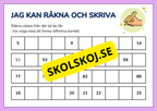 Jag kan räkna och skriva