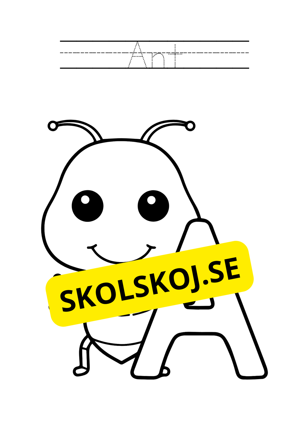 Målarbok - Animals - English