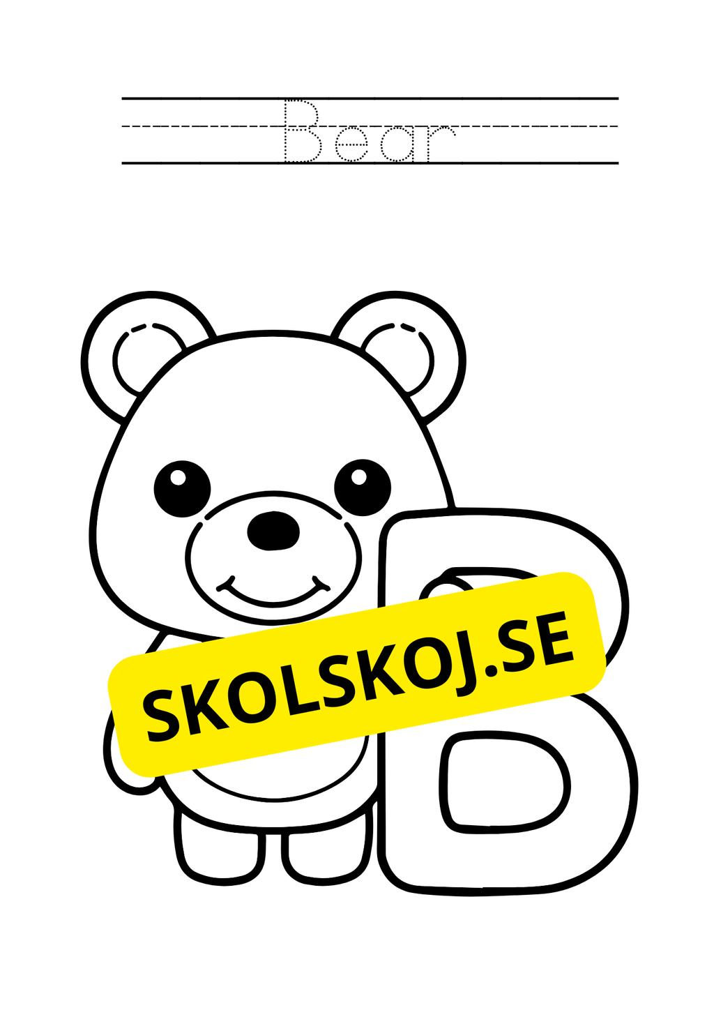 Målarbok - Animals - English